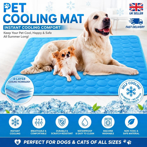 Large dog cooling mat pet - dog,