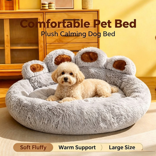 Plush pet cat dog beds - plush,