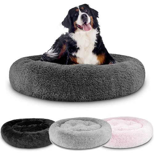 Donut dog bed soft large - bed,