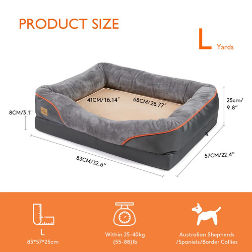 Large orthopedic memory foam - large,