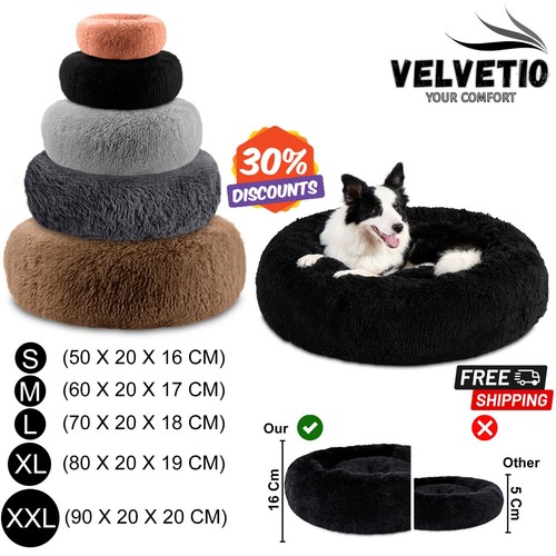Dog bed donut round plush - bed,