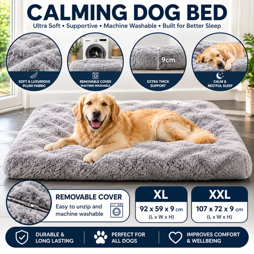 Large calming dog - large, bed