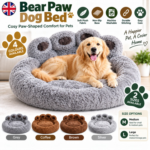 Plush pet cat dog - beds, calming