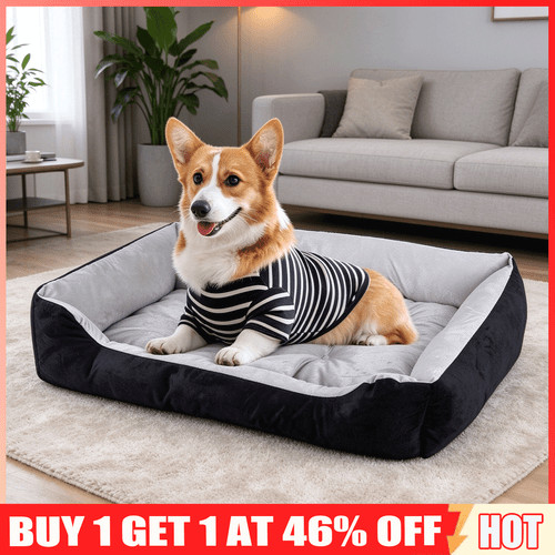 Dog bed cat beds soft - bed,