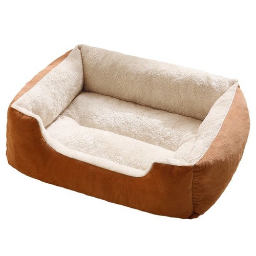 Soft plush dog bed - soft,