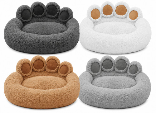 Plush pet cat dog beds - plush,