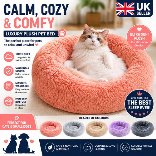 Dog bed donut - donut, soft